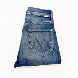 Mother The Swooner Rascal Ankle Don't Mind Me Dark Wash Denim Jeans Size 26